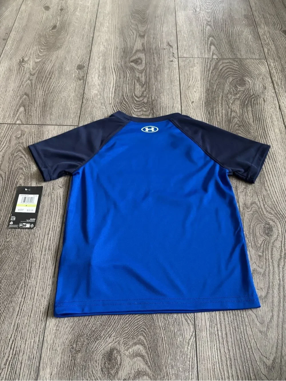 Under Armour Royal Blue Athletic Tee with Logo Tag